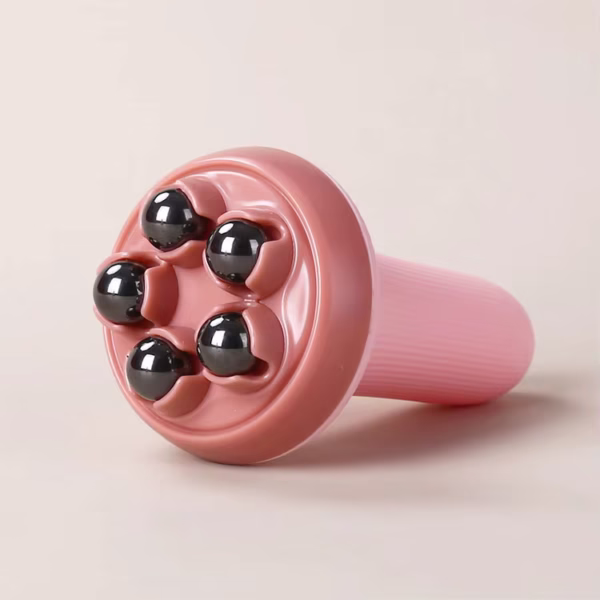 Handheld Magnetic Roller Ball Massager – Slimming & Body Relaxation Tool for Waist & Meridian Massage