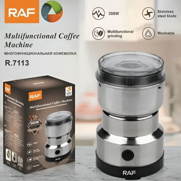 ☕ RAF Multifunctional Coffee Machine Grind coffee beans, spices & more with this powerful 300W grinder